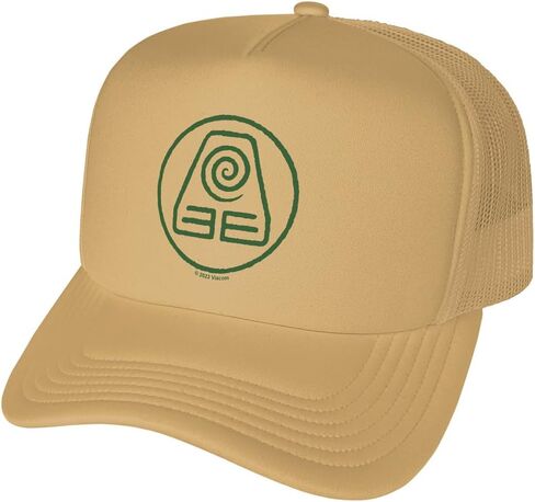 Popfunk Official Avatar: The Last Airbender Symbols Foam Snapback Trucker Hat - Unisex for Men and Women in Kuwait