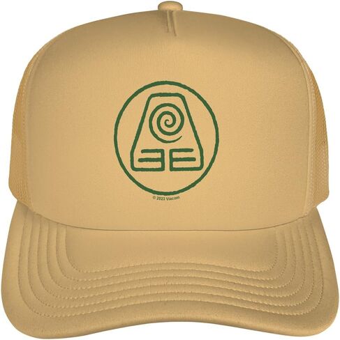 Popfunk Official Avatar: The Last Airbender Symbols Foam Snapback Trucker Hat - Unisex for Men and Women in Kuwait
