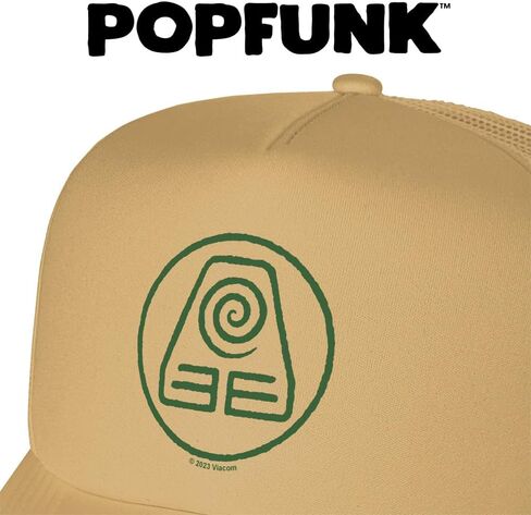 Popfunk Official Avatar: The Last Airbender Symbols Foam Snapback Trucker Hat - Unisex for Men and Women in Kuwait