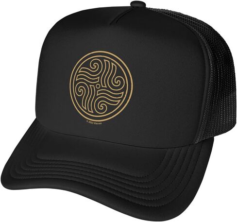 Popfunk Official Avatar: The Last Airbender Symbols Foam Snapback Trucker Hat - Unisex for Men and Women in Kuwait