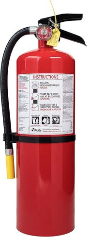 Kidde Fire Extinguisher for Commercial Use, 3-A:40-B:C, 17 Lbs., Refillable & Reusable, Hose & Wall Mount (Included) in Saudi Arabia