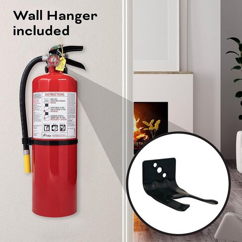 Kidde Fire Extinguisher for Commercial Use, 3-A:40-B:C, 17 Lbs., Refillable & Reusable, Hose & Wall Mount (Included) in Saudi Arabia