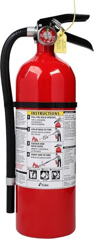 Kidde Fire Extinguisher for Commercial Use, 3-A:40-B:C, 17 Lbs., Refillable & Reusable, Hose & Wall Mount (Included) in Saudi Arabia