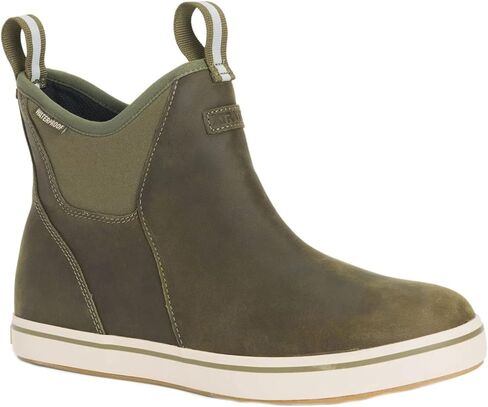 حذاء Xtratuf الرجالي مقاس 6 بوصات مصنوع من الجلد عند الكاحل زيتوني 10 in Kuwait