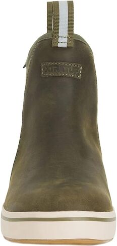 حذاء Xtratuf الرجالي مقاس 6 بوصات مصنوع من الجلد عند الكاحل زيتوني 10 in Kuwait