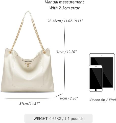 Cnoles Shoulder Bag Tote Bag Purses and Handbags For Women Fashion Vegan Leather Hobo Bag With High-grade hardware Strap in Kuwait