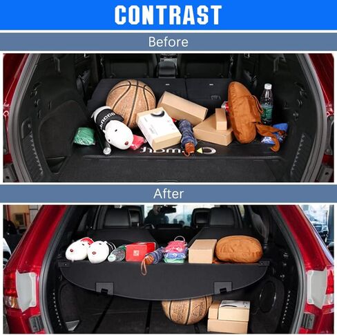 KEDAKEJI Trunk Cargo Cover Compatible with Mazda CX-5 2017 2018 2019 2020 2021 2022 Black Retractable Rear Trunk Shielding Shade New in Saudi Arabia