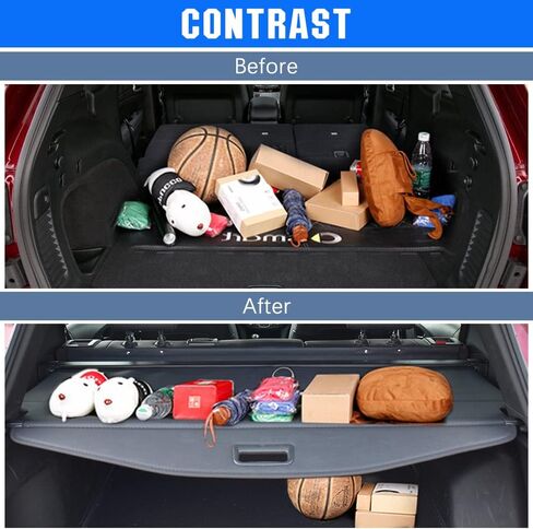 KEDAKEJI Trunk Cargo Cover Compatible with Mazda CX-5 2017 2018 2019 2020 2021 2022 Black Retractable Rear Trunk Shielding Shade New in Saudi Arabia