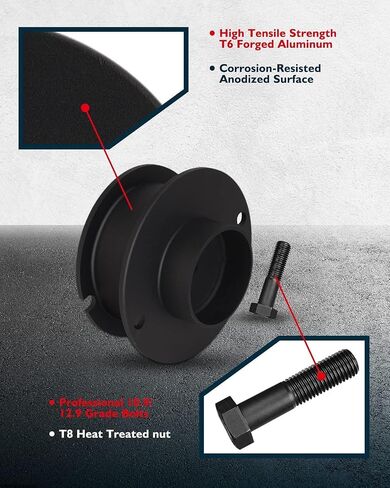 KAX 2.5“ Front Leveling Lift Kit for Ram2500 2014-2023 4WD, Ram3500 2013-2023 4WD, Suspensions Strut Spacers Raise the Front 2.5 inch in Saudi Arabia