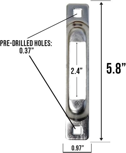 Boxer Single Slot E-Track Tie-Down – 4 Pack – 3,000 lbs Tie Down Anchor Point (Stainless Steel) in Saudi Arabia