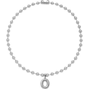 Chunky Initial Charm Necklaces for Women Dainty Ballon Letter Pendant Choker Beaded Statement Necklace for Men Unisex Personalized Jewelry Gift