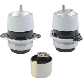 Engine Motor Transmission Mount Set Replacement for Audi Q7 VW Touareg 3.0 TDI 3.6L Part# 7L8199131A, 7L0399249B
