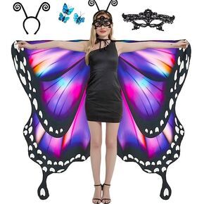 Dual Sided Butterfly Costumes for Women,Part Halloween Butterfly Wings Adults costume 2024
