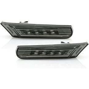 USR 98-04 996 3rd Brake Lamp - Smoke Rear LED Third Brake Tail Stop Light w/Polarity Adapter - Compatible with 1998-2004 Porsche 911 996 Carrera Inc 4 4S GT2 GT3 Targa Turbo (Smoked Lens, PlugNPlay)