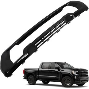 munirater Front Bumper Lower Grille Plate Plastic Chrome Replacement for 2019-2022 Sierra 1500 Denali/AT4 84482544