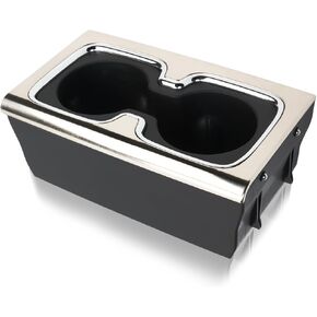 Center Console Cup Holder 23467147 Compatible with Sierra 1500 2014-2015 Sierra 2500 HD 3500 HD 2015 Silverado 1500 2014-2015 Silverado 2500 HD 3500 HD 2015