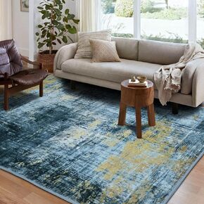 8x10 Area Rugs for Living Room, Non-Slip Foldable Washable Rugs Non Shedding Accent Rugs for Living Bedroom Office Dining Room in Saudi Arabia