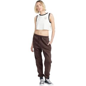 Volcom Women's Stone Heart Elastic Waist Fleece Sweatpant