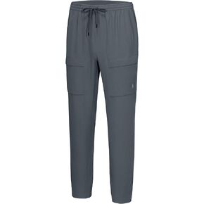 Little Donkey Andy Men's Cargo Joggers Lightweight Quick Dry Hiking Pants Athletic Running Workout Lounge Casual Outdoor