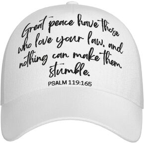 Jesus Bible Baseball Cap Cross Adjustable Snapback Cap Bible Sun Hat Christian Cap Bible Verse Baseball Caps