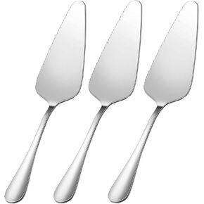 Cake Pie Servers Set,Stainless Steel Pizza Cake Slicer Server,Cake Cutter with Serrated Edges for Kitchens Restaurants Brithday Parties Set of 6