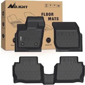 Nilight TPE Floor Mats for Ford Fusion Lincoln MKZ 2017 2018 2019 2020,All Weather Custom Fit Heavy Duty Floor Liners