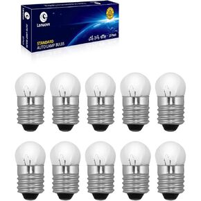 1446 Bulb House Number Light Bulb Address Lights 12V 2.4W E10 Base G-3.5 Shape Flashlight Bulb Landscaping Light E10 Auto Replacement Light Bulbs