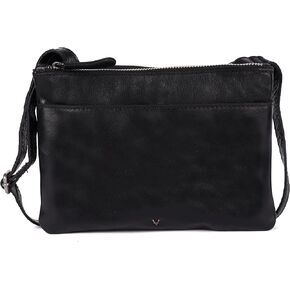 9 inch Genuine Leather Crossbody Sling Bags for Women, Trendy Casual Office Bag with Adjustable Strap