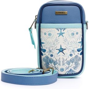VINTRO Vegan Leather Crossbody Bag - Shoulder Bag with Easy-Access Zipper Pocket, Detachable Strap, Perfect for Daily Use