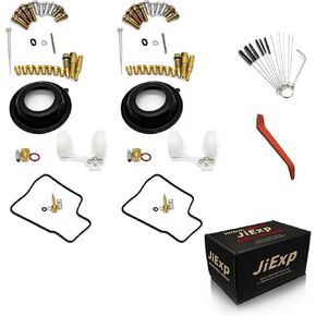 【JiExp】For Honda Shadow VT1100 Motorcycle Carburetor Repair Kit with Valve-Float