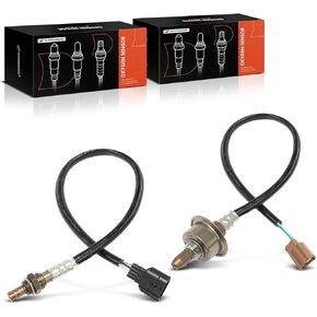 A-Premium O2 Oxygen Sensor Compatible with Nissan Frontier 2013-2015, Pathfinder 2014-2014, Xterra 2013-2015 & Infiniti QX60 2014-2017, 2.5L 4.0L, Upstream and Downstream, 2-PC Set