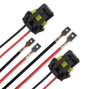 TOMALL H1 H3 to 9005 9006 Retrofit Wiring Harness for Light Blub Lamp Connector Socket Adapter 40cm(16inch)