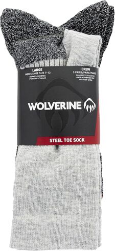 WOLVERINE Men's Steel Toe Cotton Crew in Saudi Arabia