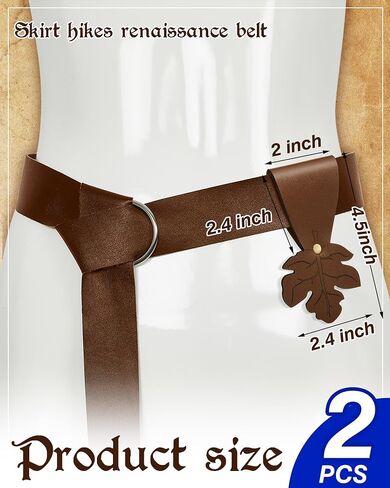 Ramede Skirt Hikes Renaissance Skirt Hikes Medieval Skirt Hike Leaf Skirt Hike Waistband Accessory Halloween Costume in Saudi Arabia