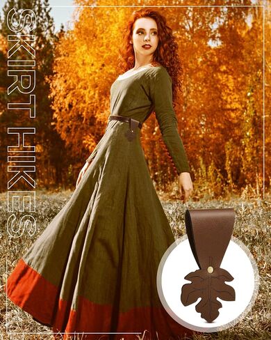 Ramede Skirt Hikes Renaissance Skirt Hikes Medieval Skirt Hike Leaf Skirt Hike Waistband Accessory Halloween Costume in Saudi Arabia