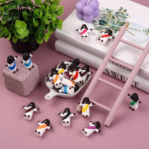 40Pcs Mini Jesus Figures Black Little Jesus Figurine to Hide and Seek Classic Religious Gifts Christ Savior Jesus for Sunday Easter Egg Stuffers Gift (40, Multicolor) in Saudi Arabia