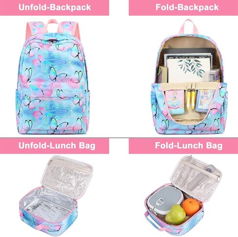 CAMTOP Backpack for Girls Boys Kids School Backpack with Lunch Box Preschool Kindergarten BookBag Set in Kuwait