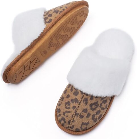 katliu Women's Cozy Plush House Slippers Closed Toe Soft Fuzzy Slippers Memory Foam Indoor Slippers Winter Warm in Saudi Arabia
