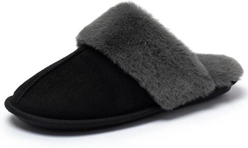 katliu Women's Cozy Plush House Slippers Closed Toe Soft Fuzzy Slippers Memory Foam Indoor Slippers Winter Warm in Saudi Arabia
