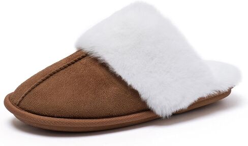 katliu Women's Cozy Plush House Slippers Closed Toe Soft Fuzzy Slippers Memory Foam Indoor Slippers Winter Warm in Saudi Arabia