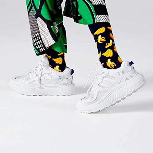 Happy Socks Banana Socks, Black/yellow in Saudi Arabia