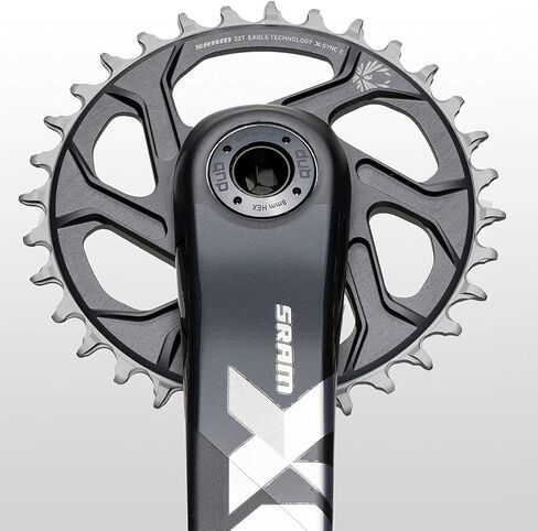 SRAM X01 Eagle Boost Crankset - 170mm, 12-Speed, 32t, Direct Mount, DUB Spindle Interface, Lunar/Polar, C2 in Kuwait
