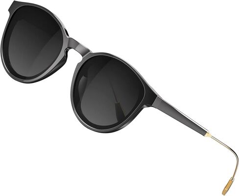 ATTCL Womens Round Classic Polarized Sunglasses for Women Retro Trendy UV400 Sunnies in Kuwait