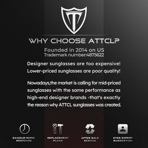 ATTCL Womens Round Classic Polarized Sunglasses for Women Retro Trendy UV400 Sunnies in Kuwait