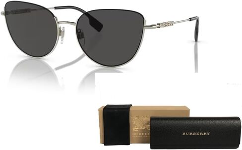 BURBERRY BE3144 Cateye النظارات الشمسية للنساء + حزمة مع مجموعة النظارات المجانية من Designer iWear in Kuwait
