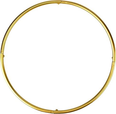Homeford Assemblable Wired Ring Wreath, 36-inch, Gold in Saudi Arabia