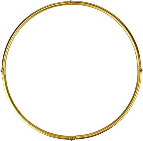 Homeford Assemblable Wired Ring Wreath, 36-inch, Gold in Saudi Arabia
