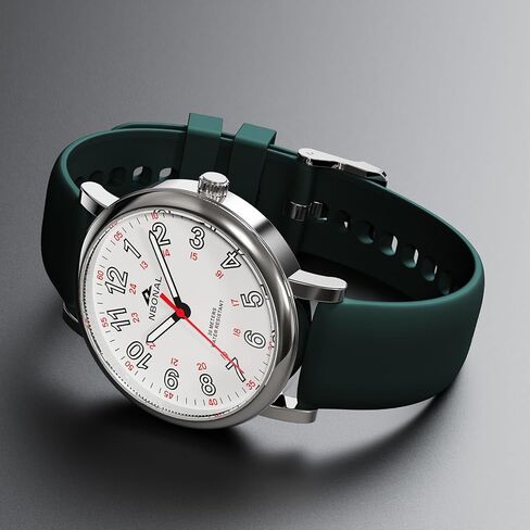 NBONAL Nurse Watch for Medical Doctor Professionals Student Easy Read Dial with Luminous 24 Hours Red Second Soft Silicone Band 30M Waterproof in Kuwait