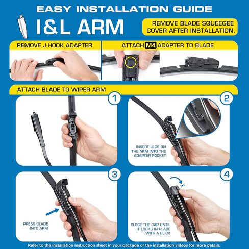 شفرات ممسحة شعاع شفافة إجمالية من Rain-X 810333 مقاس 24 بوصة و20 بوصة لأداء جميع الأحوال الجوية، ممسحة مطاطية لمسح نظيف سلس وتشغيل هادئ - قيمة عبوتين in Kuwait