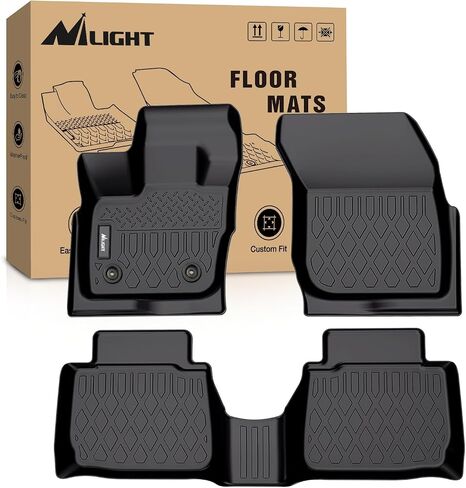 Nilight TPE Floor Mats for Ford Fusion Lincoln MKZ 2017 2018 2019 2020,All Weather Custom Fit Heavy Duty Floor Liners in Saudi Arabia